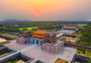Vue du ciel de la Citadelle de Hué