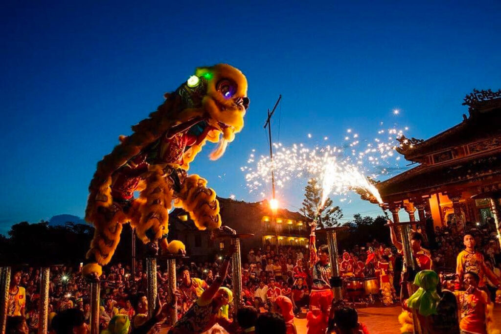 danse du lion hoi an
