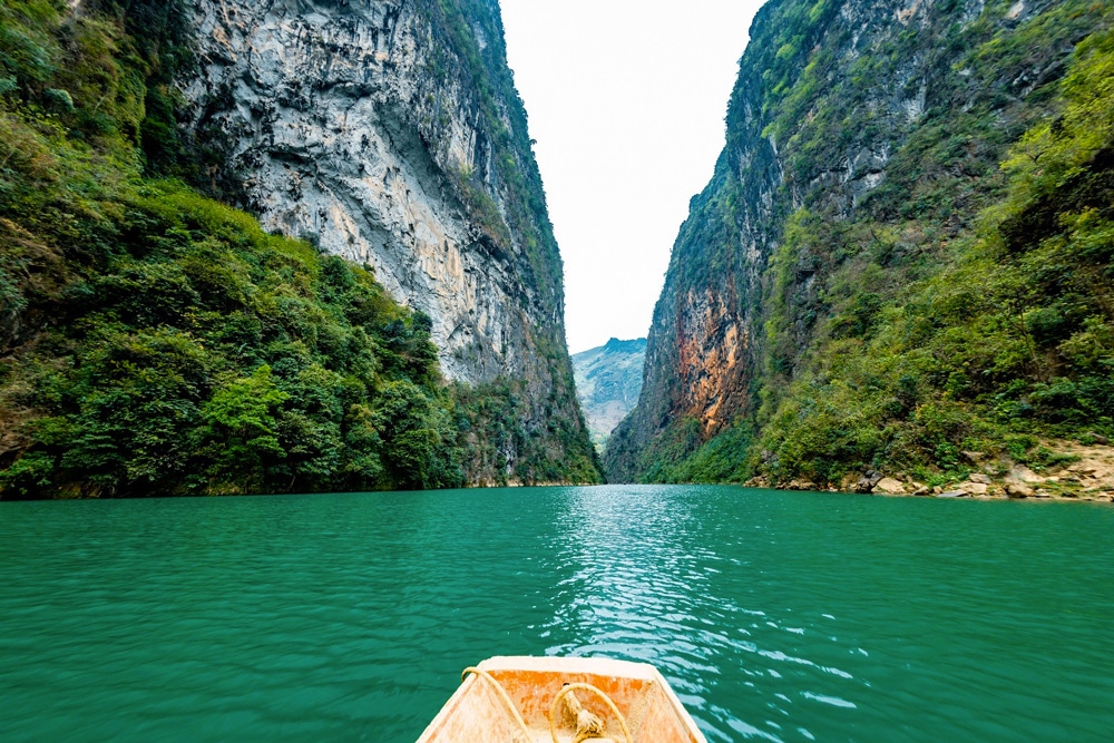 kayak sur Nho Que au Vietnam