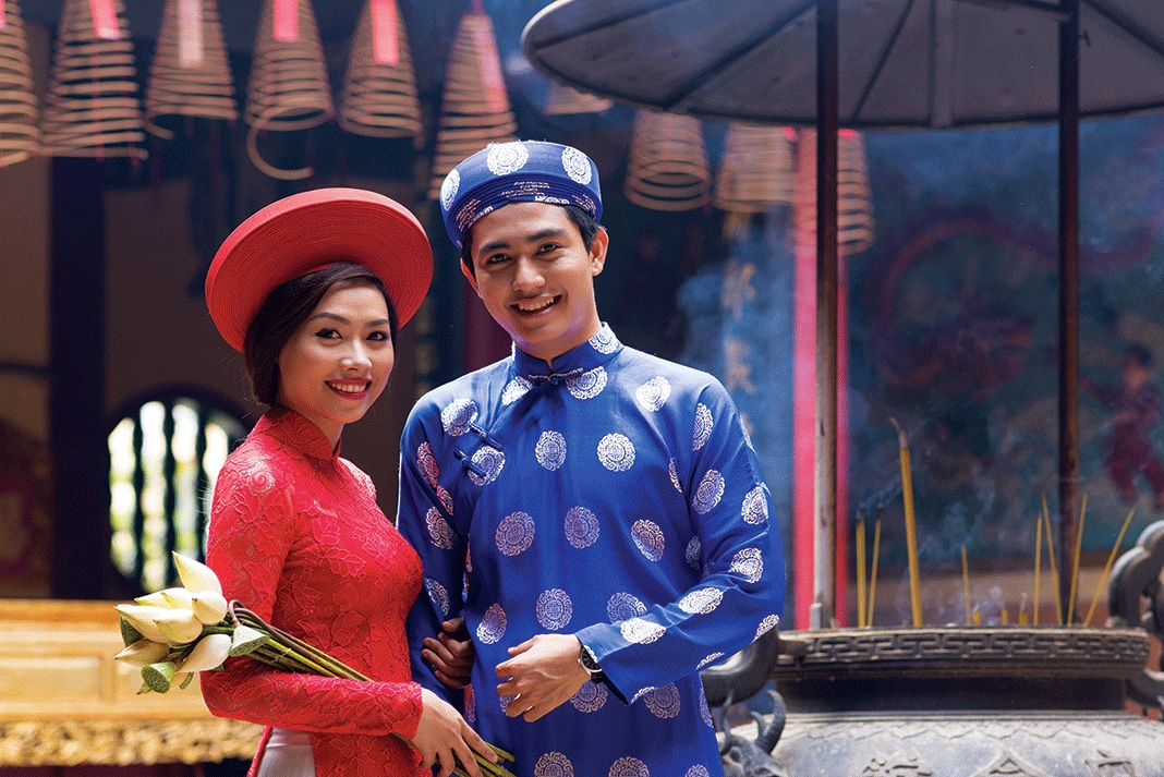 mariage vietnam en ao dai