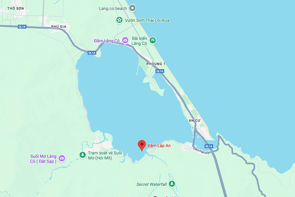 ou se trouve le lagon de lap an