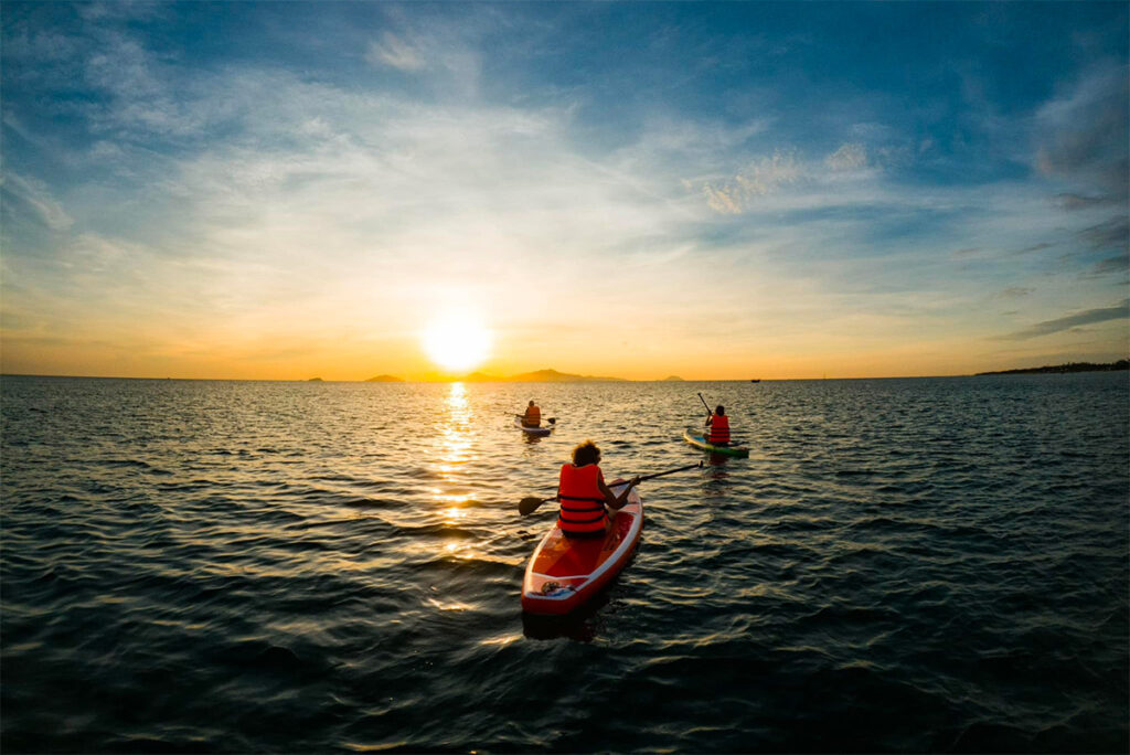 paddle hoi an an bang le matin