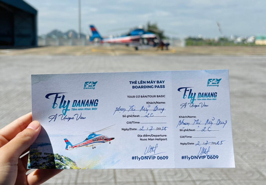 ticket helicopter da nang 2025